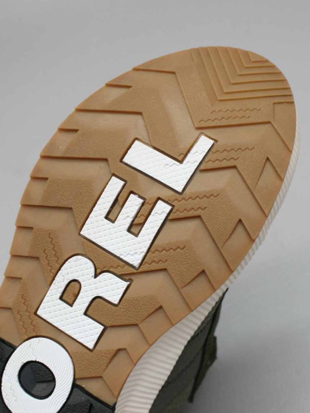 SOREL Ladies 7.5 Out 'N About III Low Stone Sage Green Waterproof Shoes Sneakers - Picture 10 of 12